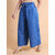 Granth Fashion Premium Denim Comfortable Palazzo (Light Blue)