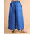 Granth Fashion Premium Denim Comfortable Palazzo (Light Blue)