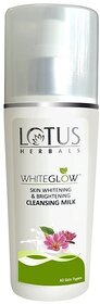 Lotus Herbals Whiteglow Skin Whitening  Brightening Cleansing MilkRemove Dead Cells80Ml