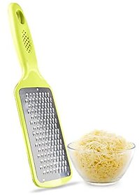 Stainless Steel Cheese Grater and Lemon Zester for Kitchen- Cheese Lemon Ginger Garlic Chocolate Vegetables and Fruits Shredder with Protective Cover Adrak Grater Dishwasher Safe
