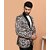 PrintCultr PrintCultr Men Printed Single Breasted Casual Blazer (Multicolor)