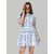 ZELZIS Women Stripe Fit  Flare Party Wear Cotton Dresses