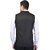 PrintCulture Men Solid Black Cotton Blend Nehru Jacket