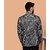 PrintCultr PrintCultr Men Printed Single Breasted Casual Blazer (Black)