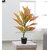 De Gardenia Artificial Plant Leaves Tropical Monstera Large Artificial Plants Fake Zebra Leaf Plastic Palm Tree Branch for Home Garden Decor  26 Leaves (Height  76CM, Green-C) Pot Not Included
