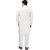 PrintCultr Men Kurta and Pyjama Set (White