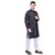 PrintCultr Men Kurta and Pyjama Set (Black)