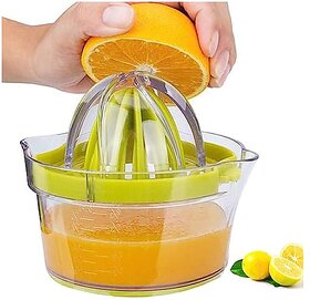 Lemon Juicer Hand Juicer Citrus Squeezer 4 In 1 Multi-Function Manual Juicer with Multi-Size Reamers and Measuring Cup