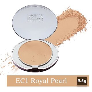 Lotus Make-Up Ecostay Ideal Finish Pressed Powder Compact (Royal Pearl, 9.5 G)