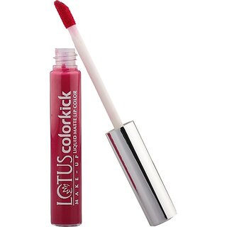 Lotus Make-Up Colorkick Liquid Matte Lipcolor -Berry Me Clm12|Matte Finish|6G (Berry Me, 6 G)
