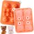 Bear Ice Molds, Four Consecutive Ice Cube Molds,Make Lovely 3D DIY Drink Ice Coffee Juice Cocktail Whiskey. Bear Candy
