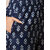 Granth Fashion Cotton Straight Kurti With Palazzo Pant For Women (Indigo)