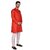 PrintCultr Men Kurta and Pyjama Set (Red)