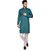PrintCultr Men Kurta and Pyjama Set (Green, White)