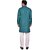 PrintCultr Men Kurta and Pyjama Set (Green, White)