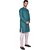 PrintCultr Men Kurta and Pyjama Set (Green, White)