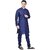 PrintCultr Men Kurta and Pyjama Set (Dark Blue)