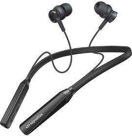 Signatize Wireless in-Ear Neckband Bluetooth Earphones with 10mm Drivers, Rich Music Experience, 50 Hours Playtime, Type