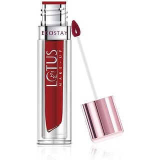 Lotus Make-Up Ecostay Matte Lip Lacquer (Rose Bloom, 4 G)