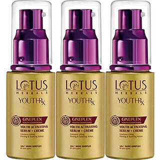 Lotus Herbals Youthrx Activating Serum  Cream 30Ml  (Pack Of 2 )