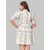 ZELZIS Women Stripe Fit  Flare Party Wear Cotton Dresses