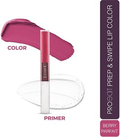 Lotus Make-Up Proedit Prep And Swipe Lip Color With Primer|Smudgeproof|Pl12- Berry Parfait (Berry Perfait, 6 G)