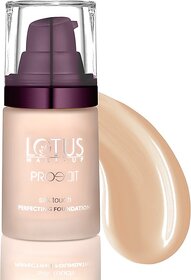 Lotus Make-Up Proedit Silk Touch Perfecting Foundation Sf01 Foundation (Porcelain, 30 Ml)