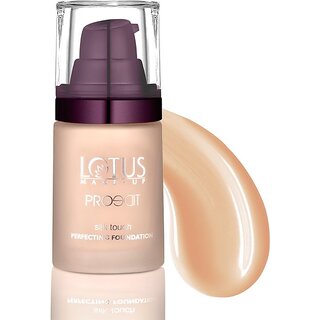 Lotus Make-Up Proedit Silk Touch Perfecting Foundation Sf02 Foundation (Cashew, 30 Ml)
