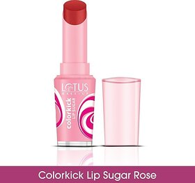 Lotus Make-Up Colorkick Lip Sugar Rose (Pack Of: 1, 3 G)