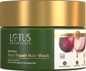 Lotus Botanicals Red Onion Total Repair Hair Mask - 200G (200 G)