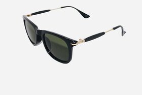 UV Protection, Riding Glasses, Mirrored Spectacle Sunglasses (Free Size)  (For Men & Women, Black)