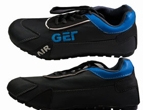 Fashlook Black Men's Casual Fashion Sneakers - Lightweight, Breathable