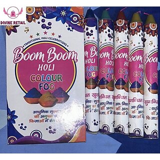 (Pack of 5) Holi Color Powder (Pink, Red, Orange, Purple, Yellow, 480 g)