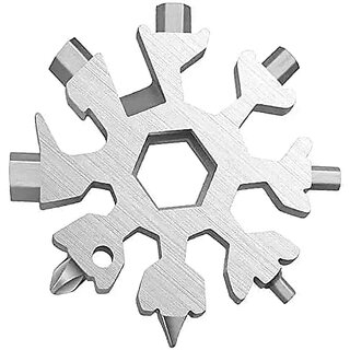 18 in 1 Snowflake MultitoolOutdoor Travel Camping Adventure Snowflake ToolHusband Grandpa Unique Dad Stocking Stuffers.Mens Stocking Stuffers for Christmas Best Stocking Stuffer Ideas