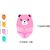 Cute Bears Wall Hooks 4 Different Colors Hooks Hanging Adhesive Hooks, Rurbeder Plug Wire Holder, Cartoon Bear Storage Hooks, Kitchen Gadgets (Colors- Sky, Orange, Yellow, Pink)(Pack of 6)