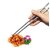 5 Pairs Reusable Metal Stainless Steel Chopsticks Dishwasher Safe Lightweight Easy to Use Metal Chop Stick Utensils