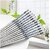 5 Pairs Reusable Metal Stainless Steel Chopsticks Dishwasher Safe Lightweight Easy to Use Metal Chop Stick Utensils