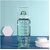 Contemporary Reusable Water Bottle with Time Markings 2 Litre Transparent Best Usage for Office/School/College/Gym/Travel Bottle | BPA-Free Fitness Sports Bottle