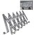 Adjustable Over The Door Hook Hanger Stainless Steel Heavy Duty Door Hanger for Clothes Coats Robes Hats Towel Rack Organizer Bathroom Hooks Ãƒâ€šÃ‚Â Pack of 1 Ãƒâ€šÃ‚Â Silver