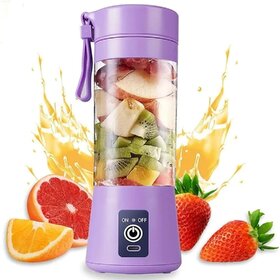 Vibes Wrapz Rechargeable Hand Juicer, 6 Blade Portable Electric Mini USB Multi Color Bottle Blender, Fruit Juice Maker
