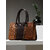 Vara Leather Bag For Women's Faux Leather Tote Handbag, Handbag For Women Black Crocodile Pattern, Chain Strap