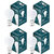 BAJAJ 9 W Basic Round B22 LED Bulb (White, Pack of 4)