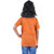 Kid Kupboard Cotton Girls T-Shirt, Orange, Half-Sleeves, 8-9 Years KIDS7403