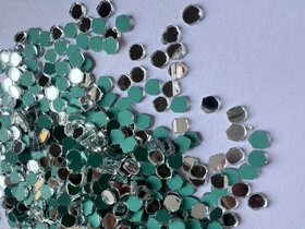 Round Mirror for Embroidery and Lippan Art,Includes Mirrors in Various Shapes for Creative Projects, Crafting, and Decor