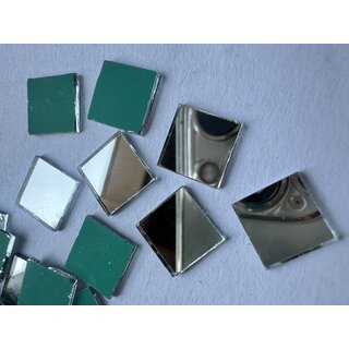 Mirror Glass World Wide Silver Shape Square Mirror 9MM Ideal for Embroidery and Lippan Art,Includes Mirrors