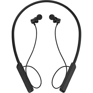 Digimate Fire 2.0 Wireless Neckband with Mic, 30 Hours Playtime, Fast Charging, Hi-Fi Stereo Sound, Bluetooth 5.0, Sweat-Proof (Model DG-NB-1003, Black)