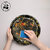 Aurka Melamine 12 Inch Full-Size Dinner Plates - Black  Gold, Set of 3, Durable  Stylish