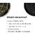 Aurka Melamine 12 Inch Full-Size Dinner Plates - Black  Gold, Set of 3, Durable  Stylish