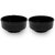 Ariya Melamine Soup Bowl - Black, Set of 2 | Durable, Easy to Clean & Perfect for Soup, Cereal & Snacks