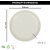 Aurka Melamine 12 Dinner Plates (532 White  Pack of 3) for Serving Breakfast, Lunch, Sancks Plate for Hotel  Parties